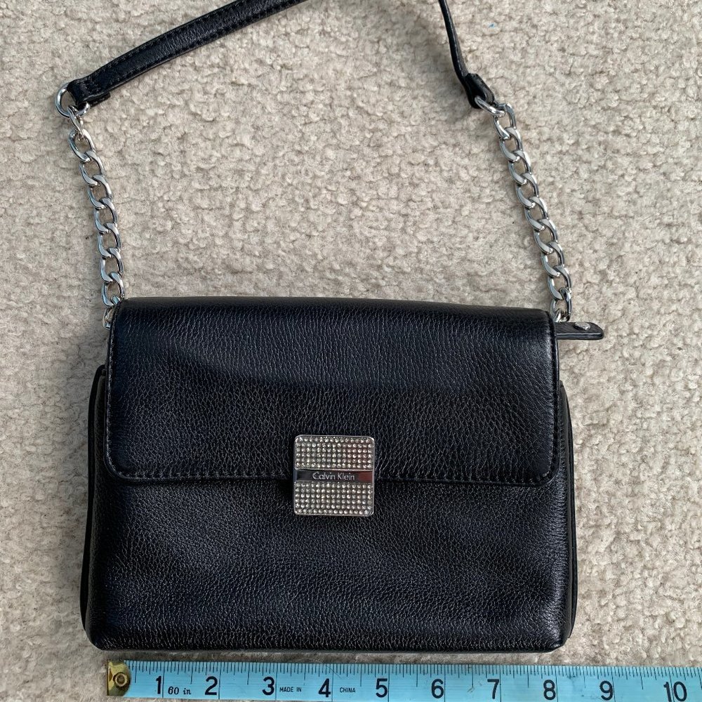 Calvin Klein Soft Black Leather Purse